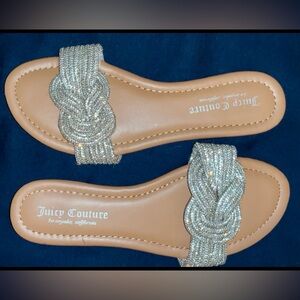 Juicy Couture Silver Women's Sandals